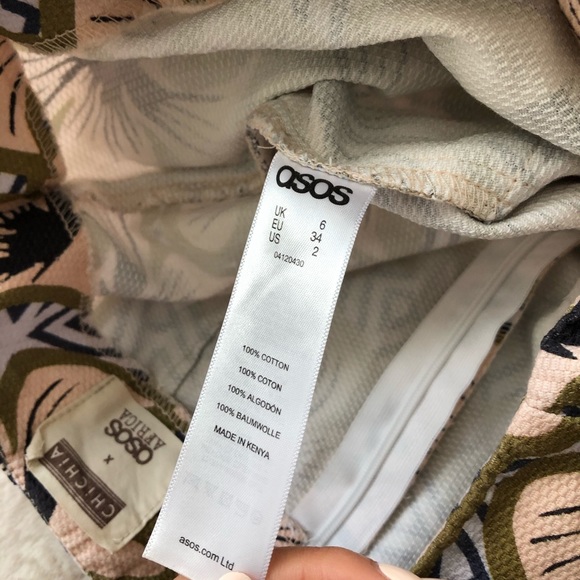 asos africa x chichia skirt pattern floral rare - Picture 6 of 7